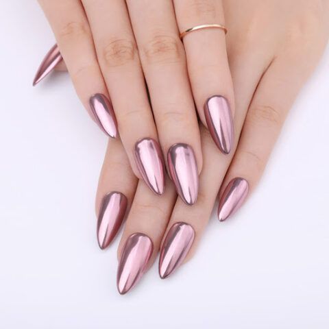 uñas cromadas