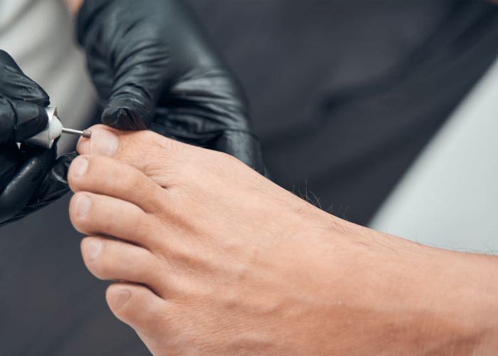 pedicura masculina