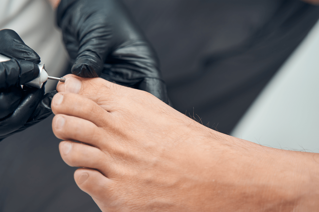 pedicura masculina
